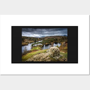 Tarn Hows Lake and Mountain View Posters and Art